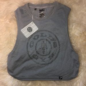 Gymshark x Golds Gym crop top